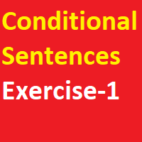 Conditional Sentences Exercise-1