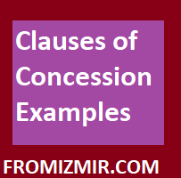 Clauses of Concession Examples