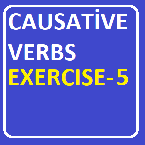 Causative Verbs Exercise -5