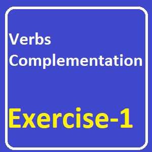 Verbs Complementation Quize-1