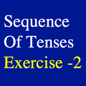 Sequence of Tenses Test